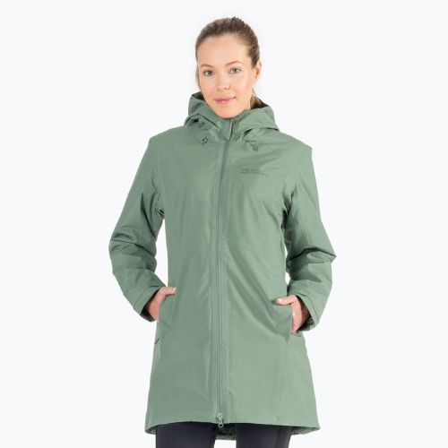 Jack Wolfskin jachetă în jos pentru femei Heidelstein Ins verde 1115681_4311
