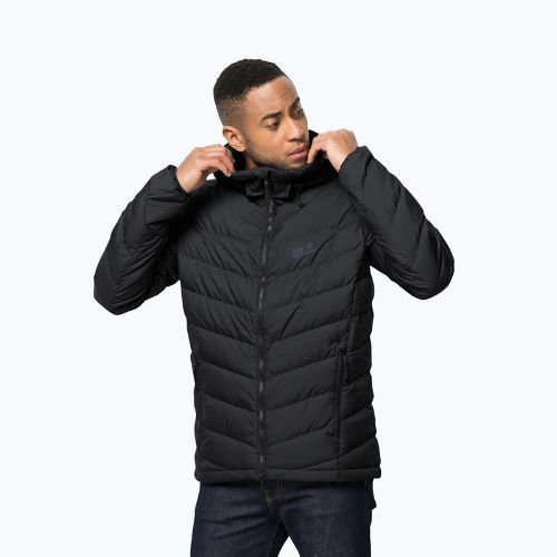 Jack Wolfskin jachetă de bărbați Fairmont în jos negru 1203591_6000