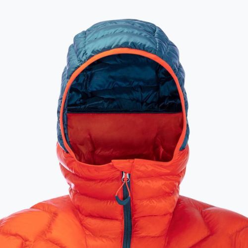 Jack Wolfskin bărbați Alpspitze Down Hoody jachetă cu glugă jachetă de jachetă de jachetă portocalie 1206771_3017