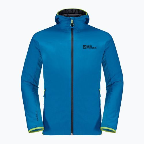 Jack Wolfskin jachetă de schi pentru bărbați Alpspitze Ins Hoody albastru 1206781_1361