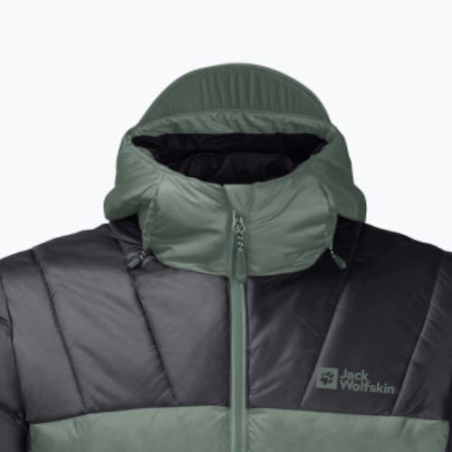 Jack Wolfskin jachetă de bărbați Nebelhorn Down Hoody verde 1207141_4311