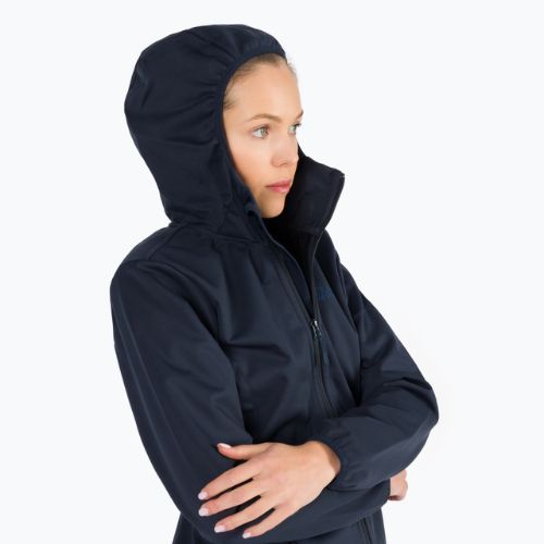 Jack Wolfskin jachetă softshell pentru femei Windhain Hoody albastru marin 1307481_1010