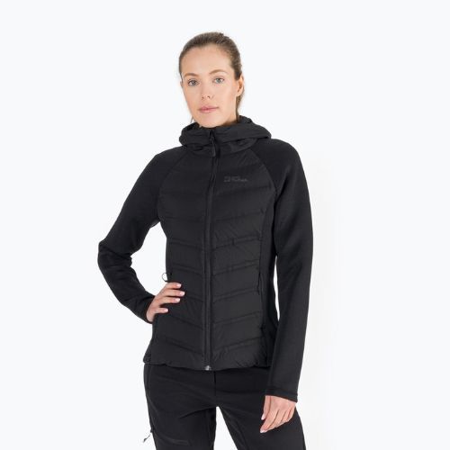 Jack Wolfskin jachetă Tasman Down Hybrid pentru femei negru 1707273_6000_005