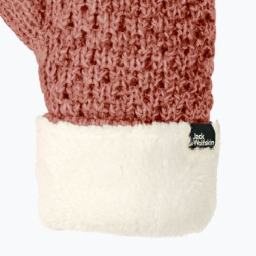 Jack Wolfskin mănuși de iarnă pentru femei Highloft Knit roșu 1908001_3067_003