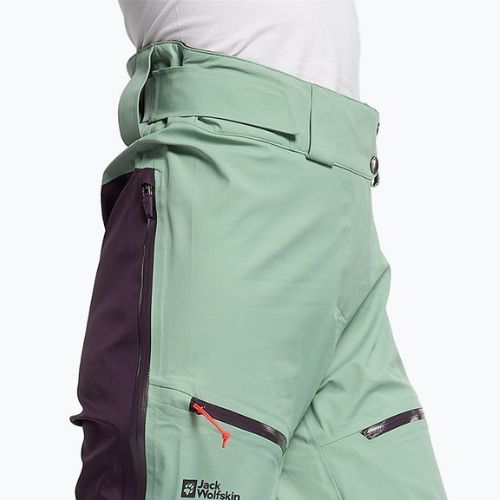 Jack Wolfskin pantaloni de schi Alpspitze 3L pentru femei verde 1115211