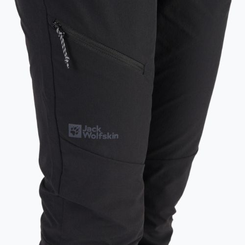 Jack Wolfskin pantaloni de trekking pentru femei Holdsteig negru 1507701