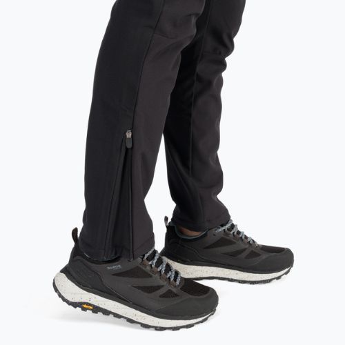 Pantaloni softshell pentru femei Jack Wolfskin Stollberg negri 1507721