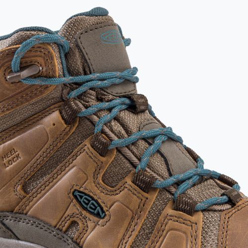 Cizme de trekking pentru femei KEEN Circadia Mid Wp maro 1026764