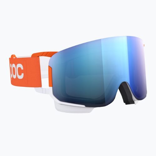 Ochelari de schi POC Nexal Clarity Comp fluorescent orange/hydrogen white/spektris blue