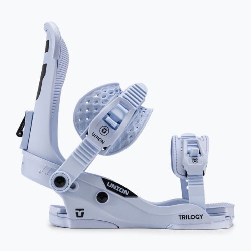 Atașamente de snowboard pentru femei Union Trilogy albastru deschis 2210533