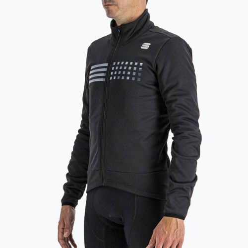 Jachetă de ciclism Sportful Tempo pentru bărbați negru 1120512.002