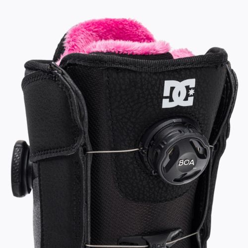 Cizme de snowboard pentru femei DC Lotus black/black/white