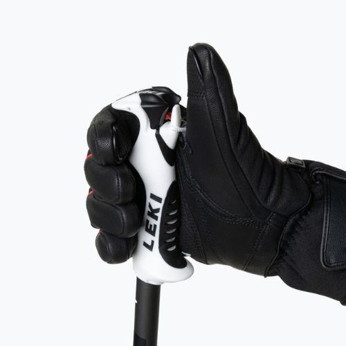 LEKI Griffin Tune S Boa mănușă de schi pentru bărbați negru/roșu 649808302080