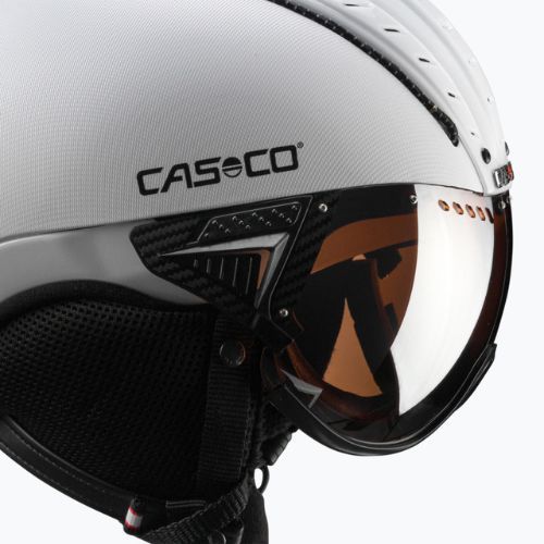 CASCO cască de schi SP-2 Carbonic Visor alb 07.3737