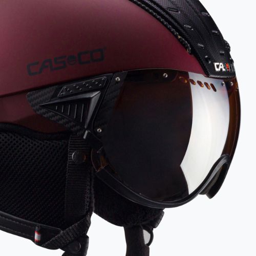 CASCO cască de schi SP-2 Carbonic Visor roșu 07.3738