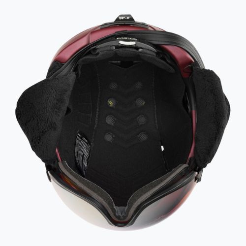 CASCO cască de schi SP-2 Carbonic Visor roșu 07.3738