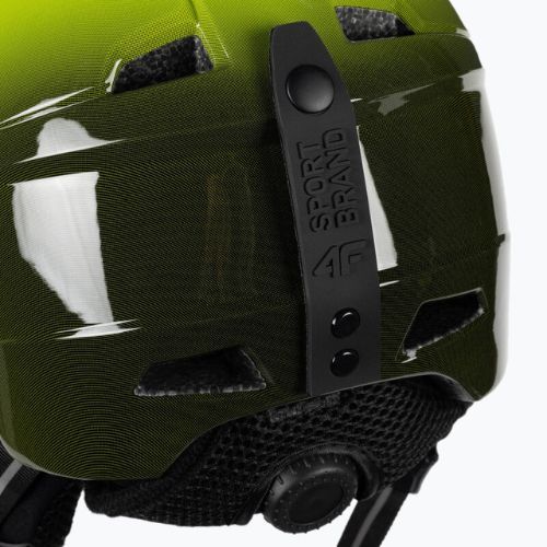 Cască de schi pentru copii 4F M016 45S verde 4FJAW22AHELM016