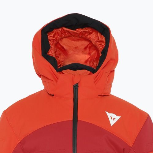 Jachetă de schi pentru copii Dainese Ribbo Padding cherry tomato/chili pepper