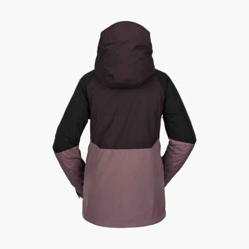 Volcom Aris Ins Gore maro/negru jachetă de snowboard H0452311