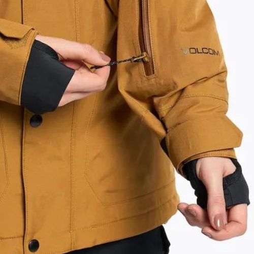 Jachetă de snowboard pentru femei Volcom Ell Ins Gore-Tex Caramel H0452302