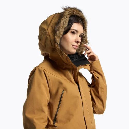 Jachetă de snowboard pentru femei Volcom Shadow Ins Caramel H0452306