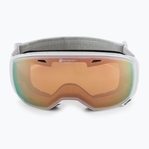 Ochelari de schi Alpina Estetica Q-Lite pearlwhite gloss/mandarin sph