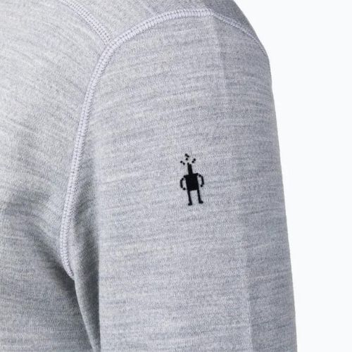 Bluză termică pentru bărbați Smartwool Merino 250 Baselayer Crew Boxed light gray heather