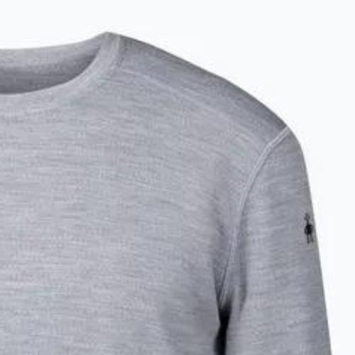 Bluză termică pentru bărbați Smartwool Merino 250 Baselayer Crew Boxed light gray heather
