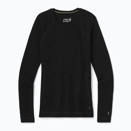 Bluză termică pentru femei Smartwool Merino 250 Baselayer Crew Boxed black