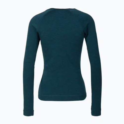 Bluză termică damă Smartwool Merino 250 Baselayer Crew Boxed twilight blue heather