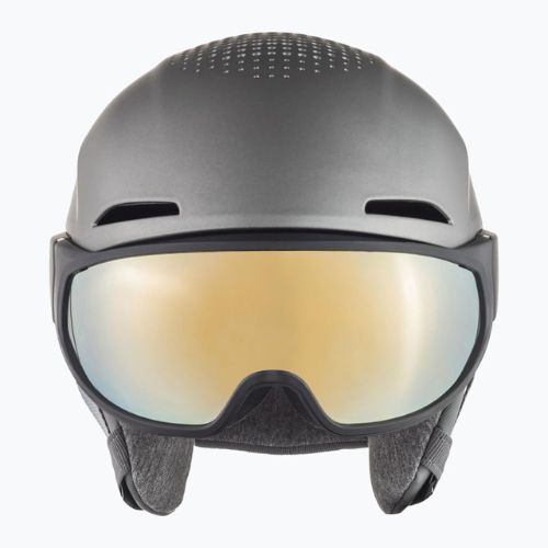 Cască de schi Alpina Alto QV gunmetal matt