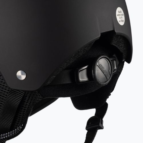 Cască de schi Alpina Arber Visor Q Lite black matte