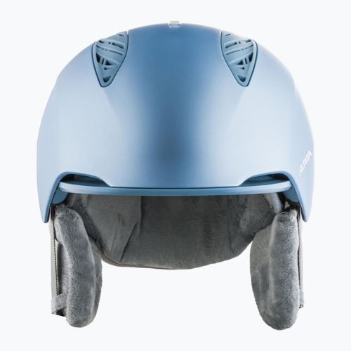 Cască de schi Alpina Grand skyblue/white matt