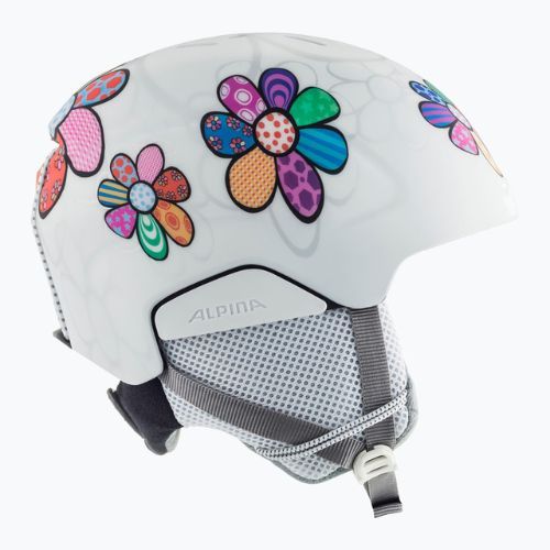 Căști de schi pentru copii Alpina Pizi patchwork/flower matt