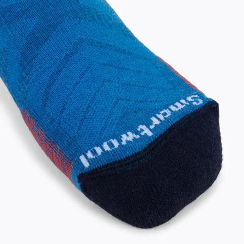 Smartwool Hike Light Cushion șosete de trekking pentru gleznă albastru-portocaliu SW001611E18