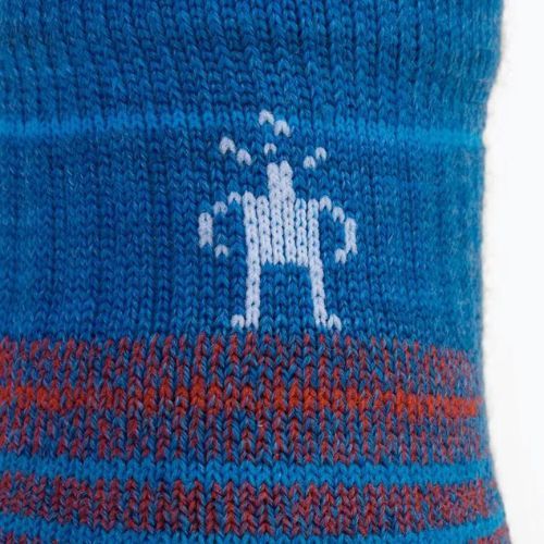 Smartwool Hike Light Cushion șosete de trekking pentru gleznă albastru-portocaliu SW001611E18