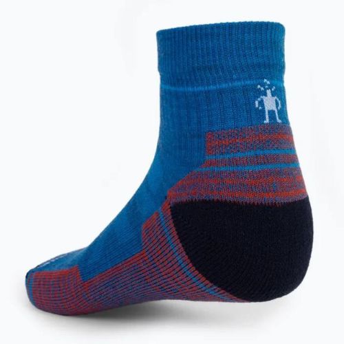 Smartwool Hike Light Cushion șosete de trekking pentru gleznă albastru-portocaliu SW001611E18