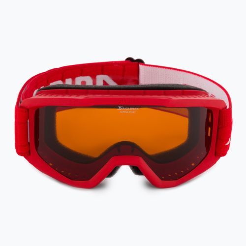 Ochelari de schi pentru copii Alpina Piney red matt/orange