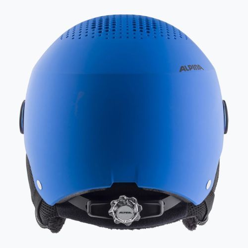 Căști de schi pentru copii Alpina Zupo Visor Q-Lite blue matt