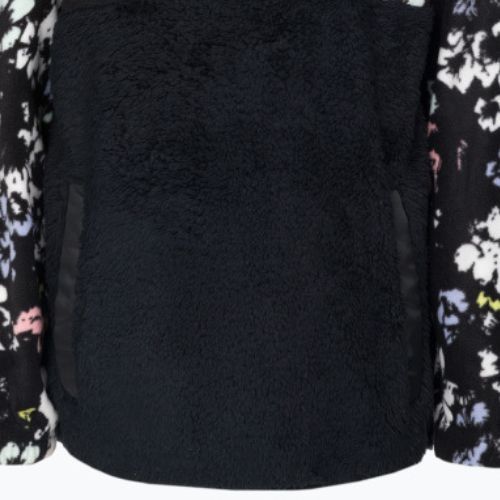 Pulover de snowboard pentru copii ROXY Alabama 2021 true black black flowers