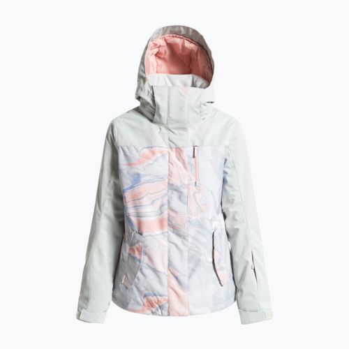 Jachetă de snowboard pentru femei ROXY Jetty Block 2021 gray violet marble