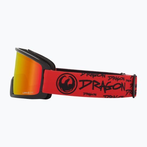 Ochelari de schi Dragon DX3 OTG Tag roșu