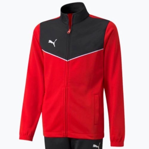 PUMA Individualrise trening de fotbal pentru copii trening roșu/negru 657535_01