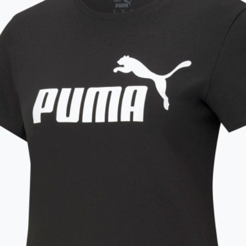 Tricou de antrenament pentru femei PUMA ESS Logo Tee negru 586774_01