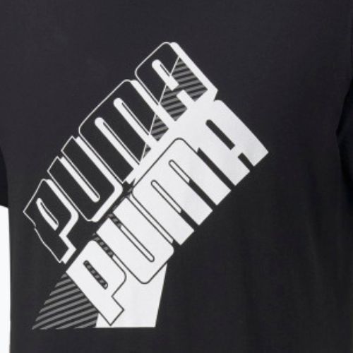 Tricou de antrenament pentru bărbați PUMA Power Logo Tee negru 849788_01