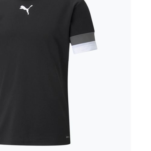 Tricou de fotbal pentru bărbați PUMA teamRISE Jersey negru 704932_03