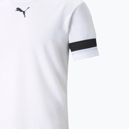 Tricou de fotbal pentru bărbați PUMA teamRISE Jersey alb 704932_04