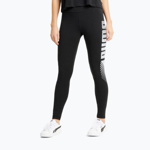 Jambiere de antrenament pentru femei PUMA Essentials Graphic negru 586875_01