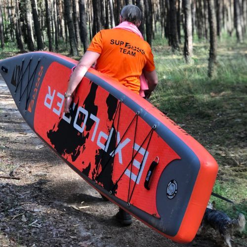 Bass SUP Explorer bord portocaliu-gri