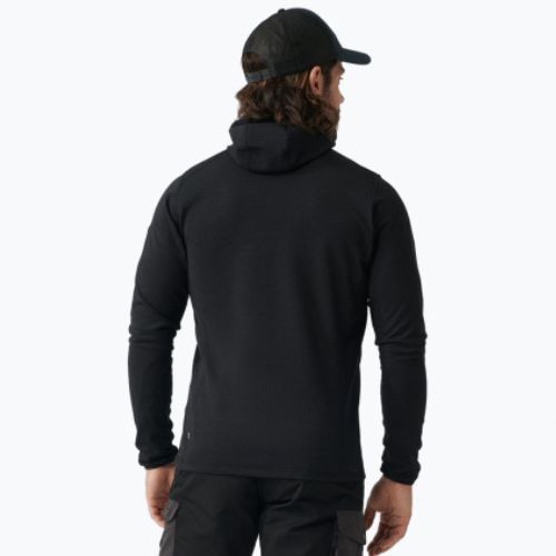 Hanorac de trekking pentru bărbați Fjällräven Keb Fleece Hoodie negru F81878